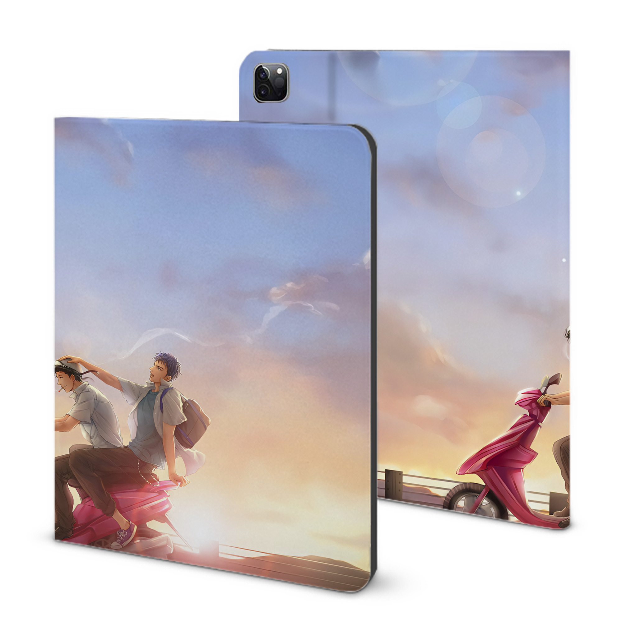 （画像用） SLAM DUNK／スラムダンク IPad ケース ブック型 PUレザー TPU 耐衝撃 軽量 薄型 ペン収納なし 全面保護 IPad 各モデル対応